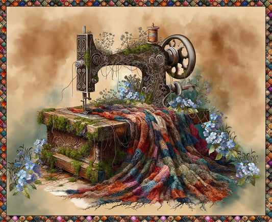 Forget Me Not Panel  4287P-30 70345