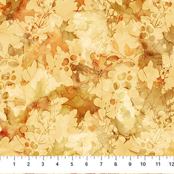 Autumn Leaves Leaf Texture Ochre DP28058-52