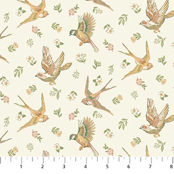 Ornithology Soaring Cream Multi 27792-11
